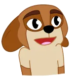 😨 犬, 漫画, 動物, かわいい telegram sticker