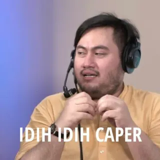 🤏 IDIH IDIH CAPER whatsapp sticker