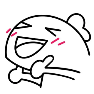 🦖 Kartun, Emoji, Gestur, Jari tengah, Ofensif whatsapp sticker