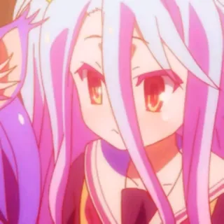 😶 Shiro No Game No Life Anime, Dễ thương, Cô gái, Shiro, No Game No Life, Loli whatsapp sticker