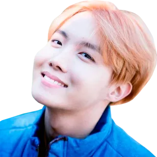 😊 J-Hope K-pop, BTS, cantante, musicista, ritratto, celebrità whatsapp sticker