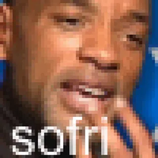 😂 Will Smith sofri celebridad, meme, retrato, sofri telegram sticker