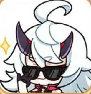 ✨ Anime, Óculos de sol, Cool, Personagem, Desenho animado, Adesivo telegram sticker
