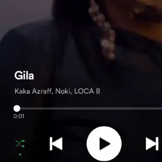 🙂 Gila Gila
Kaka Azraff, Noki, LOCA B música, canción, Kaka Azraff, Noki, LOCA B whatsapp sticker