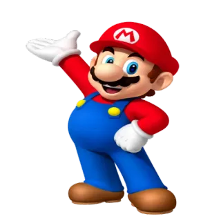 👋 Mario Mario, Nintendo, Video game, Desenho animado, Personagem, Italiano telegram sticker