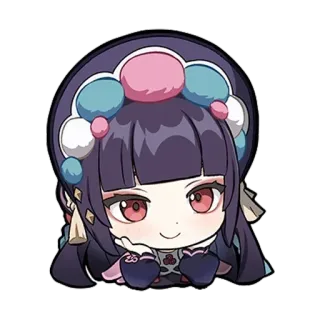😊 Yunjin Genshin Impact Anime, Spiel, Süß, Tänzer, Cartoon whatsapp sticker