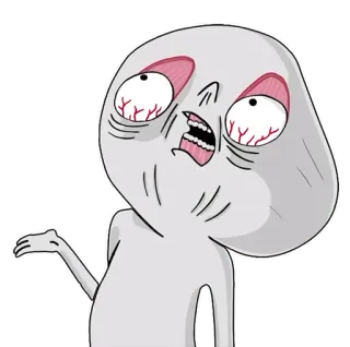 😭 meme, confused, derp, internet, funny, awkward whatsapp sticker
