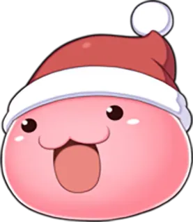 🎊 cute, Christmas, slime, kawaii telegram sticker
