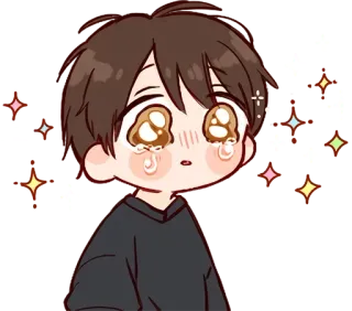 😍 crying, anime, manga, sad, tears, emotional telegram sticker