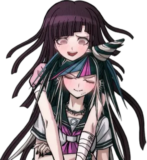 👩‍❤️‍👩 Ibuki Mioda Danganronpa Anime, Cartoon, Ibuki Mioda, Danganronpa, Freundschaft telegram sticker