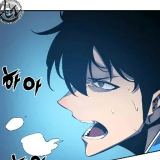 🍷 하아 anime, sweat, tired, exhausted, manga telegram sticker