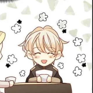 🥰 Аниме, Милый, Мультфильм, Улыбающийся, Чиби whatsapp sticker