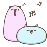 ☺️ น่ารัก, การ์ตูน, มีความสุข, สัตว์, หยด, ตัวละคร telegram sticker