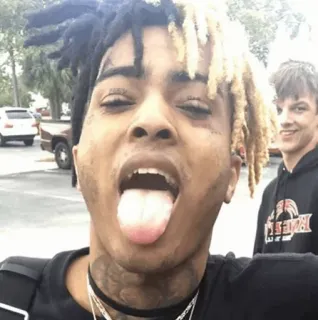 😂 XXXTentacion แร็ปเปอร์, เพลง, XXXTentacion, คน, ภาพเหมือน telegram sticker