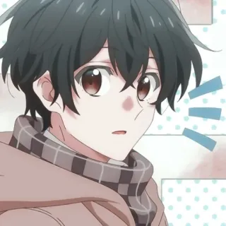 🦍 anime, boy, portrait, manga, character telegram sticker