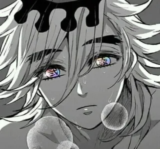 🥵 Douma Demon Slayer Anime, Dämon, Traurig, Bösewicht, Demon Slayer telegram sticker
