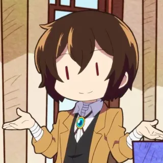 ☕️ Dazai Osamu Bungou Stray Dogs Аниме, Персонаж, Дазай, Bungou Stray Dogs telegram sticker