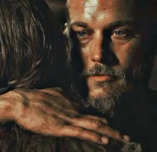 🩸 Ragnar Lothbrok Vikings ヴァイキング, ラグナル・ロズブローク, 歴史, 戦士, 斧, テレビ番組, 歴史ドラマ, 北欧 telegram sticker
