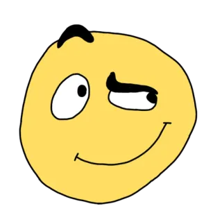 😏 Emoji, Emoticon, Smiley, Rosto, Piscadela whatsapp sticker