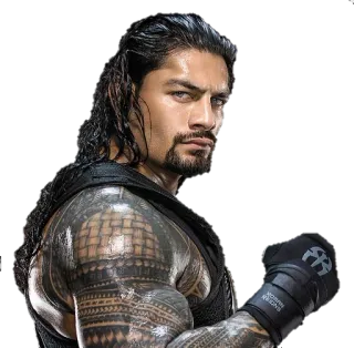 💪 Roman Reigns wrestler, athlete, man, roman, reigns, professional wrestling telegram sticker