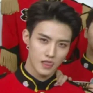 😛 hombre, kpop, masculino, cantante, cara, persona telegram sticker