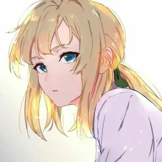 Violet Evergarden By: @FuckingShelby telegram stickers