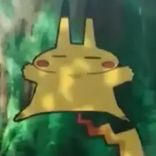 ⚡️ Pikachu Pokemon pokemon, pikachu, carino, divertente telegram sticker
