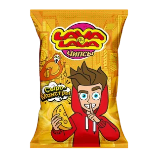 🧀 ЧИПСЫ
СЫРО МОНСТРЫ batata frita, comida, lanche, russo, desenho animado whatsapp sticker