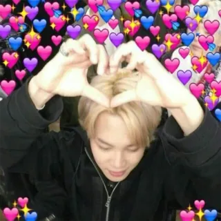 ❤️ heart, love, kpop, cute, celebrity telegram sticker