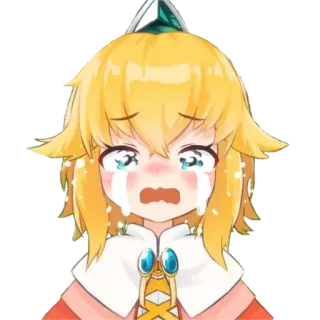 😭 anime, crying, tears, sad, kawaii, cartoon telegram sticker