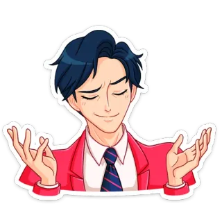 😌 ยักไหล่, สับสน, เฉยเมย, การ์ตูน, คน whatsapp sticker