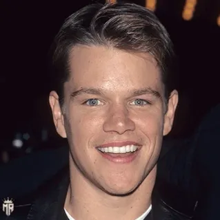 ☣ Matt Damon actor, celebrity, Matt Damon, portrait telegram sticker