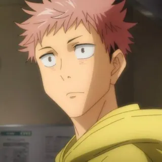 🍂 Yuji Itadori Jujutsu Kaisen Anime, Charakter, Jujutsu Kaisen, Yuji Itadori whatsapp sticker