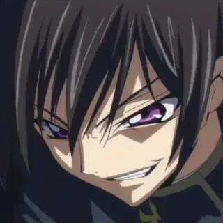 🧩 Lelouch Lamperouge Code Geass アニメ, コードギアス, ルルーシュ, ルルーシュ・ランペルージ, キャラクター whatsapp sticker