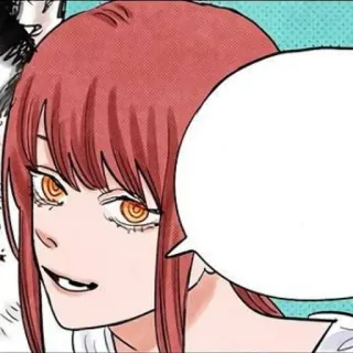 🍒 Makima Chainsaw Man Makima, Chainsaw Man, Anime, Manga, Charakter, Frau telegram sticker