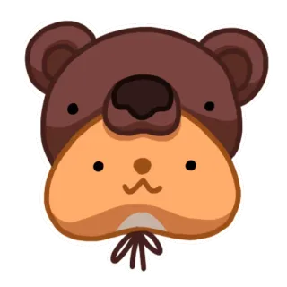 🐻 bear, animal, cute, cartoon telegram sticker