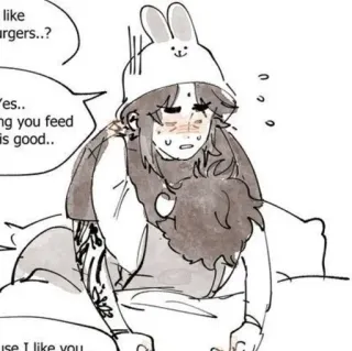 ☁️ like
rgers..?
yes..
ng you feed
is good..
use I like you kreskówka, para, uczucie, związek, miłość telegram sticker