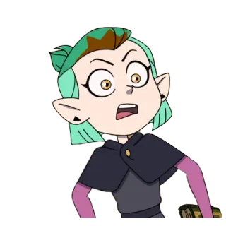 😲 Amity Blight The Owl House การ์ตูน, อนิเมชั่น, อมิตี้ ไบลท์, The Owl House, ดิสนีย์, ตัวละคร telegram sticker