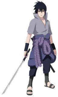 Uchiha Sasuke whatsapp stickers