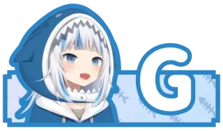 🔤 G Anime, Carino, Squalo, VTuber telegram sticker