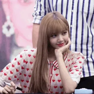 🍣 Lisa kpop, blackpink, lisa, sängerin, promi, frau whatsapp sticker