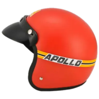 🤕 APOLLO kask, czerwony, apollo, odzież ochronna, motocykl telegram sticker