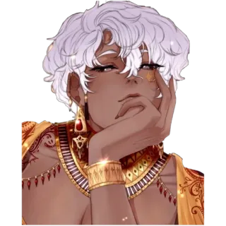 🦔 anime, cartoon, character, digital art, male, handsome whatsapp sticker