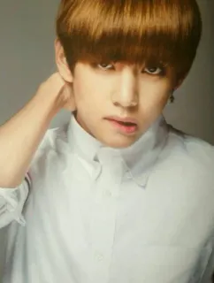 👽 V kpop, cantante, masculino, ídolo, música, retrato whatsapp sticker