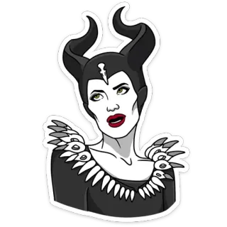 🤦‍♀️ Maleficent Maleficent, Disney, Bösewicht, Figur, Fantasy, Böse telegram sticker