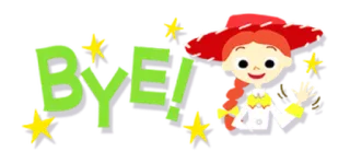 😱 Jessie Toy Story BYE! 翠丝, 玩具总动员, 迪士尼, 皮克斯, 动画, 角色, 再见 whatsapp sticker