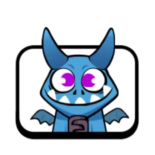 😃 cartoon, monster, funny, fantasy, blue telegram sticker