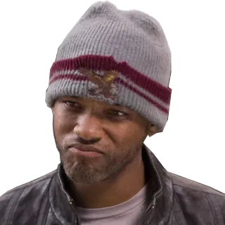 😕 Will Smith, Meme, Ausdruck, Hut, Gesicht telegram sticker