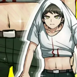 😍 Hajime Hinata Danganronpa Anime, Jogo, Personagem, Hajime Hinata, Danganronpa whatsapp sticker