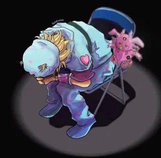 😭 Johnny Joestar JoJo's Bizarre Adventure Anime, Manga, Jojo, Johnny Joestar, Fanart telegram sticker
